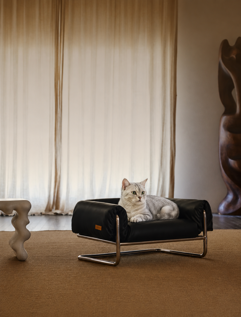 Canana&Co. Tobura Modern Pet Sofa Bed – Soft Upholstered Designer Cat & Dog Lounge